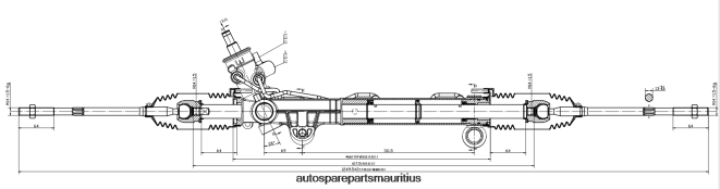 66TR0T2713 - Vehicle Parts Suppliers BUICK Power Steering Rack 26079913