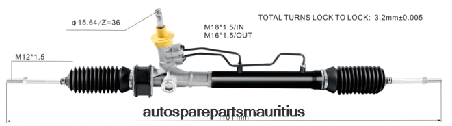 66TR0T2681 - Auto Parts Wholesale Online CHEVROLET Power Steering Rack S11-3400010BB 96518943 96518944 96879491