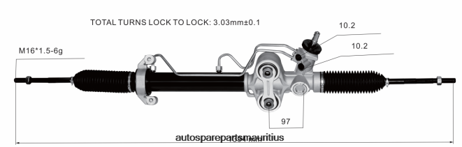 66TR0T2695 - Echt Auto Parts Mauritius CHEVROLET Power Steering Rack 19330567 19133646 19207492 P15851001