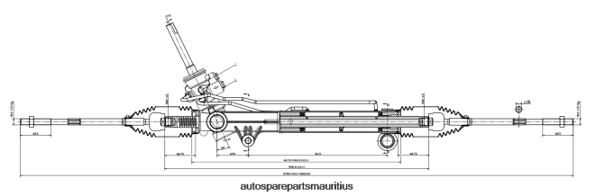 66TR0T2699 - Motorcycle Spare Parts Wholesale CHEVROLET Power Steering Rack 93732516