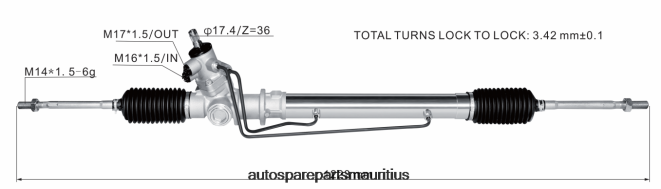 66TR0T2811 - Auto Parts Wholesale Online DAIHATSU Power Steering Rack 44504-87601-000