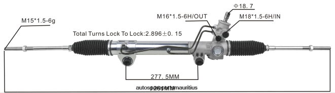 66TR0T2782 - Auto Parts Mauritius DODGE/CHRYSLER Power Steering Rack 52039207AC 52106477AC 52106477AF