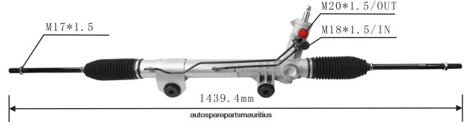 66TR0T2783 - Vehicle Parts Suppliers DODGE/CHRYSLER Power Steering Rack 55366-383AD-AE