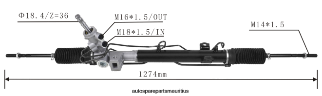 66TR0T2787 - Motorcycle Spare Parts Mauritius DODGE/CHRYSLER Power Steering Rack 4743142AH 4743142AD 4766321AD 4797706 5114163AA 5114164AA 68002222AC 4766250AF 5114163AA 157162 4743935AC