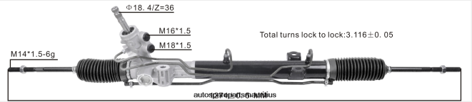 66TR0T2788 - Motorcycle Spare Parts Review DODGE/CHRYSLER Power Steering Rack 68072216AC