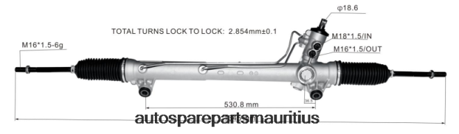 66TR0T2790 - Auto Parts Wholesale Suppliers DODGE/CHRYSLER Power Steering Rack 52089292AE
