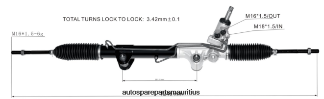 66TR0T2792 - Auto Parts Mauritius DODGE/CHRYSLER Power Steering Rack 52109984AH 97390 1020219 52109970AA 22-389