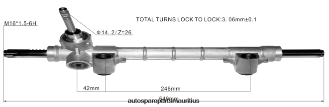 66TR0T2799 - Motorcycle Spare Parts Wholesale FIAT Power Steering Rack 52044921 52044919 520449190