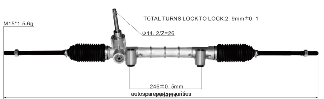 66TR0T2800 - Auto Parts Wholesale Suppliers FIAT Power Steering Rack 52044921 52044919 520449190