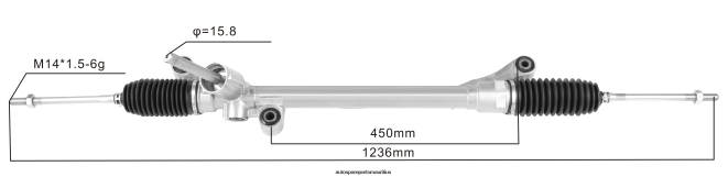 66TR0T2662 - Auto Parts Mauritius FORD Power Steering Rack AE8Z-3504-A 1836240 1753627 1745237 1543718