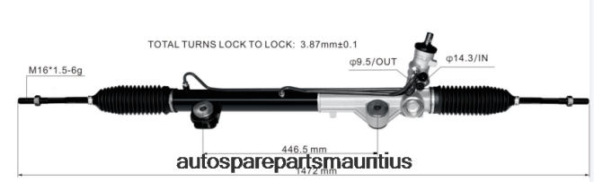 66TR0T2666 - Auto Parts Vacoas Mauritius FORD Power Steering Rack 8L3Z-3504-DRM