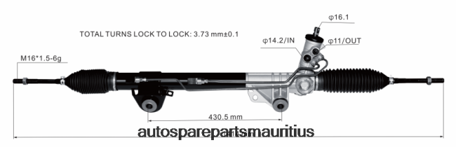 66TR0T2667 - Motorcycle Spare Parts Mauritius FORD Power Steering Rack BL1Z3504-A