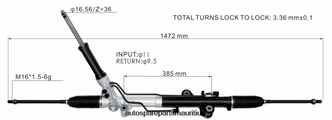 66TR0T2671 - Auto Parts Wholesale Online FORD Power Steering Rack CK413200AE/AJ