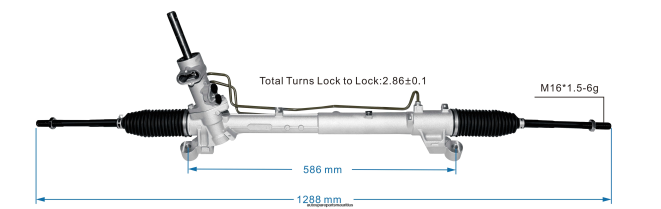 66TR0T2680 - Auto Parts Wholesale Suppliers FORD Power Steering Rack 5M513200FA