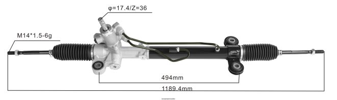 66TR0T2529 - Motorcycle Spare Parts Wholesale HONDA Power Steering Rack 53601-STK-A02 53601-STK-A04