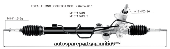 66TR0T2535 - Echt Auto Parts Mauritius HONDA Power Steering Rack 53601-SNB-T02