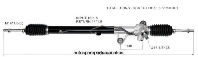 66TR0T2536 - Auto Parts Vacoas Mauritius HONDA Power Steering Rack 53601-S04-E82