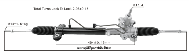 66TR0T2537 - Motorcycle Spare Parts Mauritius HONDA Power Steering Rack 53601-SWA-Q01