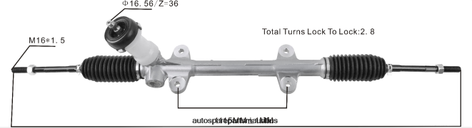 66TR0T2722 - Auto Parts Mauritius HYUNDAI/KIA Power Steering Rack 56500-1X500