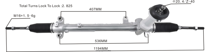 66TR0T2727 - Motorcycle Spare Parts Mauritius HYUNDAI/KIA Power Steering Rack 56500-C5100