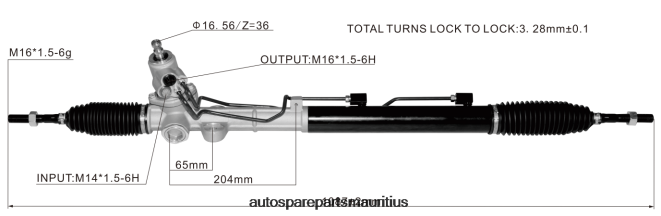 66TR0T2743 - Vehicle Parts Suppliers HYUNDAI/KIA Power Steering Rack 57700-3K230