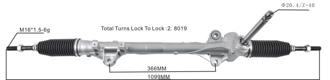 66TR0T2755 - Echt Auto Parts Mauritius HYUNDAI/KIA Power Steering Rack 56500-S6000