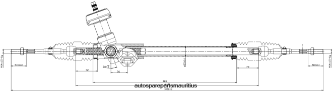 66TR0T2763 - Vehicle Parts Suppliers HYUNDAI/KIA Power Steering Rack GZ811A6201