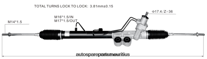 66TR0T2608 - Motorcycle Spare Parts Review ISUZU Power Steering Rack 8-97946131-0