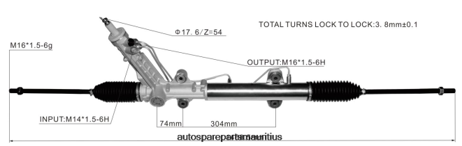 66TR0T2431 - Auto Parts Wholesale Online MERCEDES-BENZ/BMW Power Steering Rack 9044600300