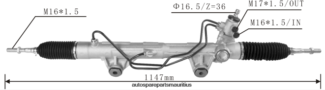 66TR0T2543 - Vehicle Parts Suppliers MITSUBISHI Power Steering Rack 4410A603 55270329 7169386010