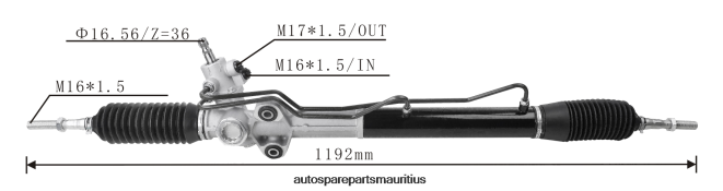 66TR0T2557 - Motorcycle Spare Parts Mauritius MITSUBISHI Power Steering Rack MR374891 MR554169 4410A140