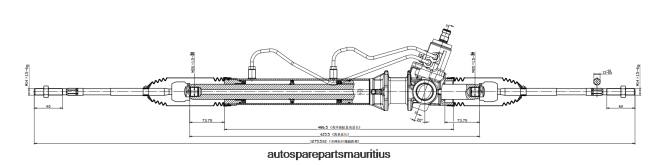 66TR0T2564 - Auto Spare Parts Mauritius NISSAN Power Steering Rack 490010W015 490010W010