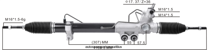 66TR0T2567 - Motorcycle Spare Parts Mauritius NISSAN Power Steering Rack 49001-4KH0A 49001-4KH1A 49001-4KD0A 49001-4KD1A