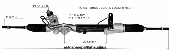 66TR0T2577 - Motorcycle Spare Parts Mauritius NISSAN Power Steering Rack 49001-3KA0A 49001-5AA0A