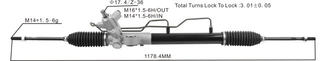 66TR0T2578 - Motorcycle Spare Parts Review NISSAN Power Steering Rack 49001-5M406 49001-5M407 49001-BN013