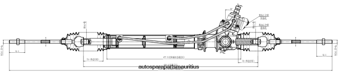 66TR0T2586 - Auto Parts Vacoas Mauritius NISSAN Power Steering Rack 49001-99L005
