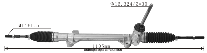 66TR0T2588 - Motorcycle Spare Parts Review NISSAN Power Steering Rack 48001-4BG0A