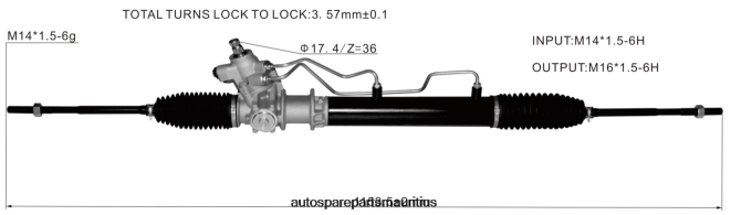 66TR0T2591 - Auto Parts Wholesale Online NISSAN Power Steering Rack 49001-27N00