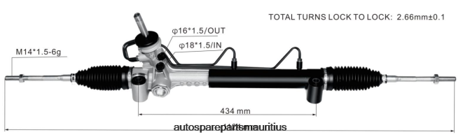 66TR0T2779 - Motorcycle Spare Parts Wholesale OPEL Power Steering Rack 5900252 93303426