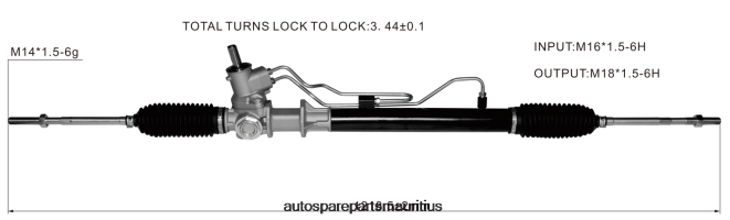 66TR0T2804 - Auto Spare Parts Mauritius RENAULT Power Steering Rack 7700433725
