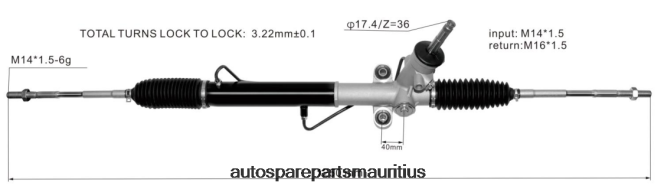 66TR0T2815 - Echt Auto Parts Mauritius SUBARU Power Steering Rack 34110SC011