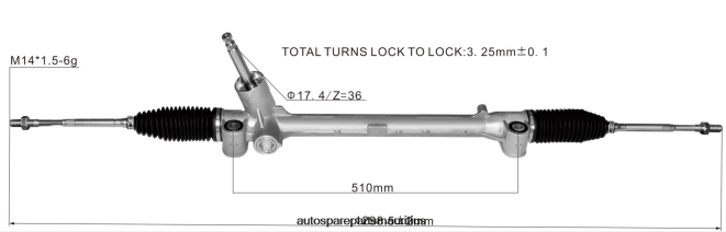 66TR0T2617 - Motorcycle Spare Parts Mauritius SUZUKI Power Steering Rack JQ201-005901