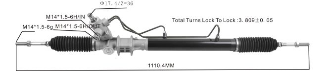 66TR0T2623 - Vehicle Parts Suppliers SUZUKI Power Steering Rack 48580-65D01