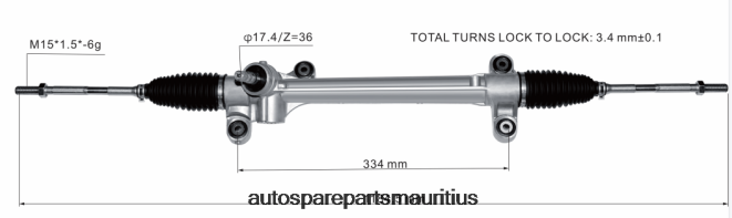66TR0T2436 - Auto Parts Vacoas Mauritius TOYOTA Power Steering Rack 45510-68060