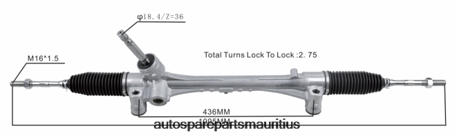 66TR0T2443 - Vehicle Parts Suppliers TOYOTA Power Steering Rack 45510-02420 45510-02840
