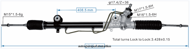 66TR0T2465 - Echt Auto Parts Mauritius TOYOTA Power Steering Rack 44250-04020