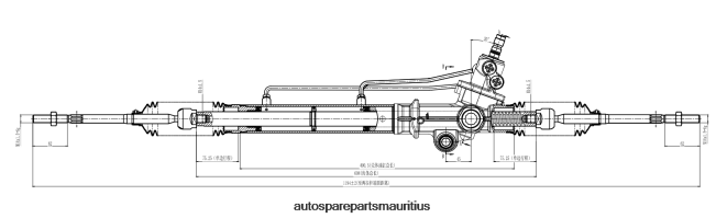66TR0T2468 - Motorcycle Spare Parts Review TOYOTA Power Steering Rack 44250-0B020