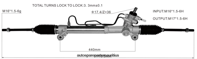66TR0T2474 - Auto Spare Parts Mauritius TOYOTA Power Steering Rack 44200-12770