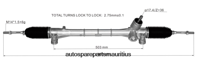 66TR0T2476 - Auto Parts Vacoas Mauritius TOYOTA Power Steering Rack 45510-47060