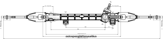 66TR0T2479 - Motorcycle Spare Parts Wholesale TOYOTA Power Steering Rack 45510-12290